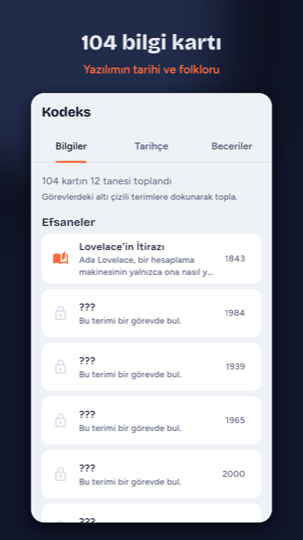 Yazılım tarihinden bilgi kartı